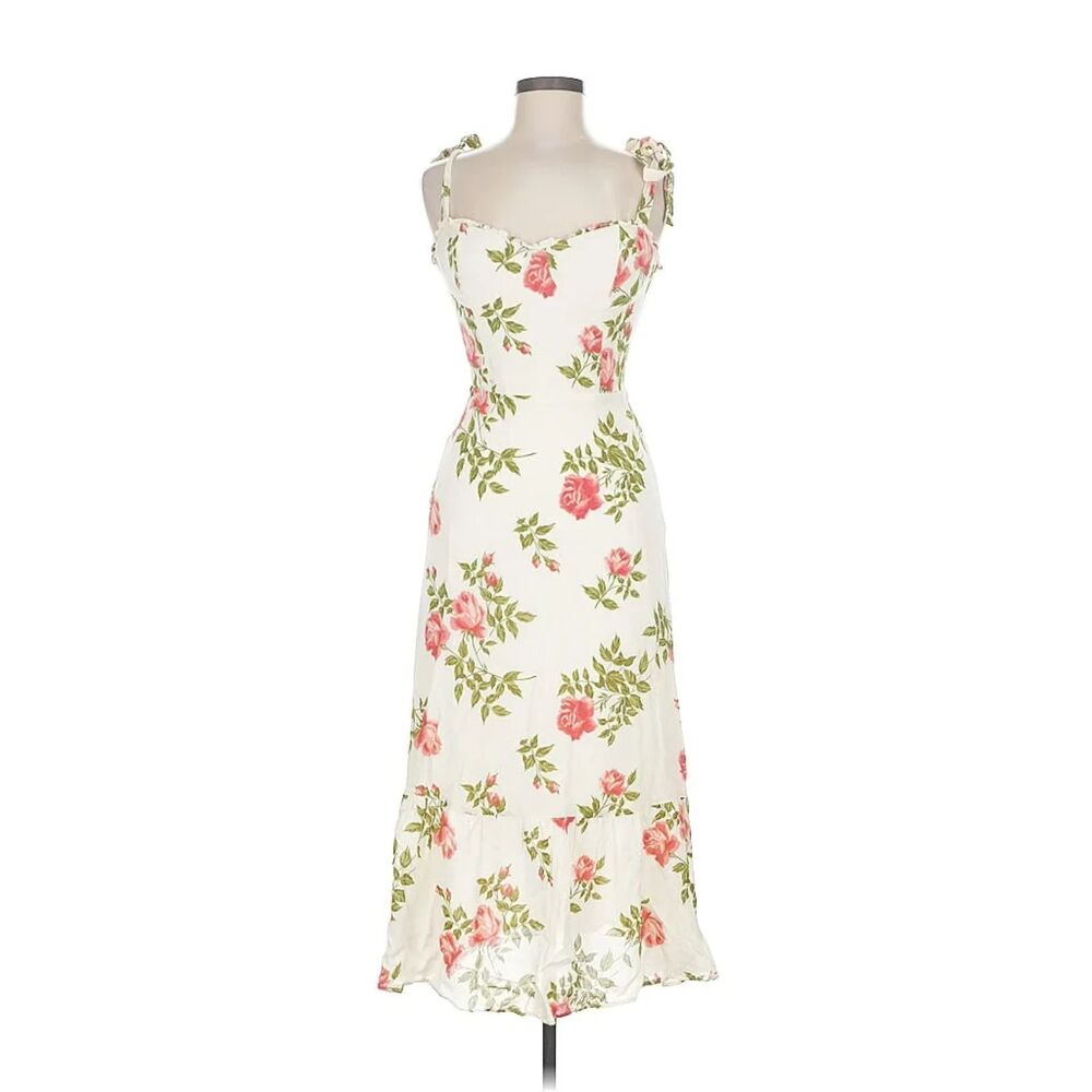 Reformation Nikita Midi Dress In Jolie Floral - 6 - Picture 2 of 6